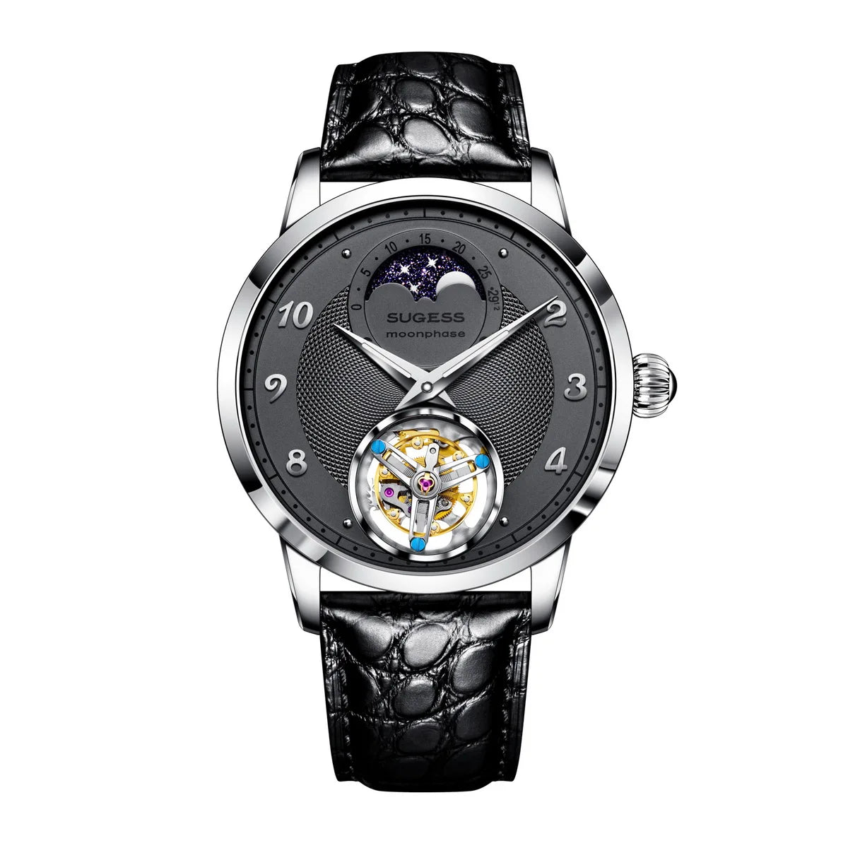Orologio automatico da uomo Sugess Tourbillon S429