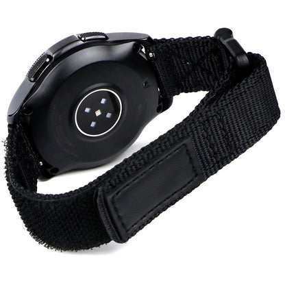 Bracelet de montre militaire en Nylon de qualité supérieure pour Samsung Galaxy Watch, pour hommes, avec libération rapide pour montre intelligente 20mm 22mm