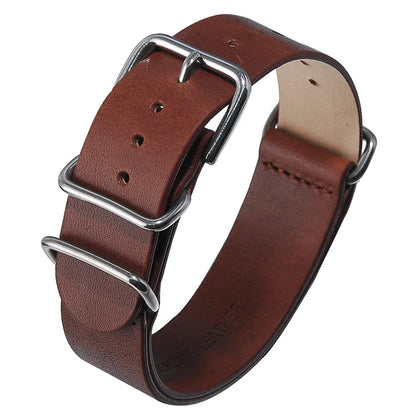 Genuine leather watch strap, wristband, 20mm, 22mm, weekly shipping Timex