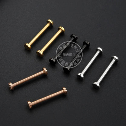 Men's and Women's Silicone Leather Watch Strap, Watch Screw Stem, Connecting Rod, Strap Accessories, W3140003 Wravi 77U2 Series, Cartier Pasha