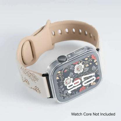 Bracelet + case for Huawei Watch Fit 4 / 4 Pro, TPU protective case, floral sport strap for Huawei Fit 4 4pro 3