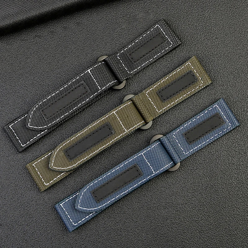 Bracelet de montre en toile de nylon pour Panerai, fibre de carbone collante, bracelet de grande taille, accessoires de bracelet, 24mm, 26mm, PAM01118, 01661/441