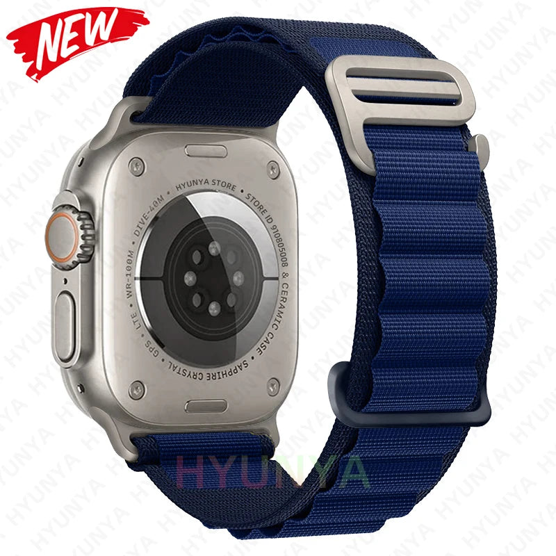 Cinturino per Apple Watch, bracciale alpino per cinturino Apple Watch Ultra 2 3, cinturino 45mm 49mm 42mm 46mm 44mm 41mm 40mm, cinturino Iwatch serie 11 9 8 7 SE 10