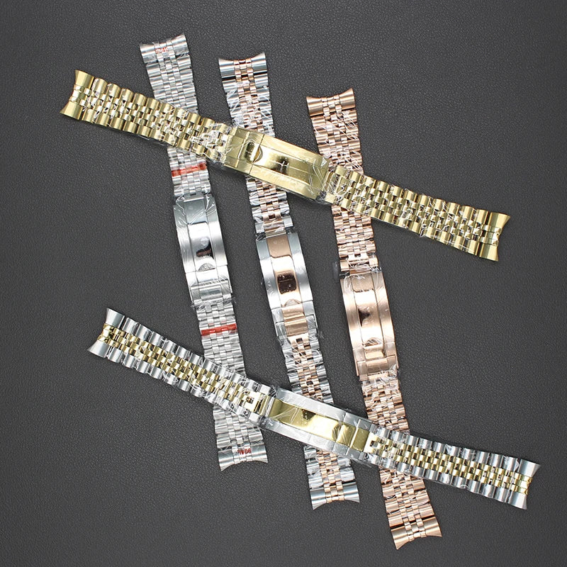 Bracciale di lusso in acciaio inossidabile, 20mm, per Datejust Air King Oyster SUB GMT, cinturino di ricambio da uomo stile Jubilee