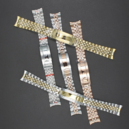 Bracciale di lusso in acciaio inossidabile, 20mm, per Datejust Air King Oyster SUB GMT, cinturino di ricambio da uomo stile Jubilee