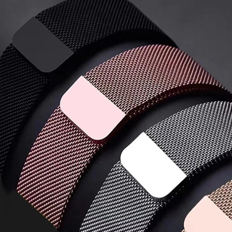 Boucle milanaise pour Bracelet de montre Apple 46mm 44mm 45mm 40mm 42mm 41mm 38mm 49mm Bracelet iWatch série 10 Ultra 2 9 8 SE 7 6 5 bandes