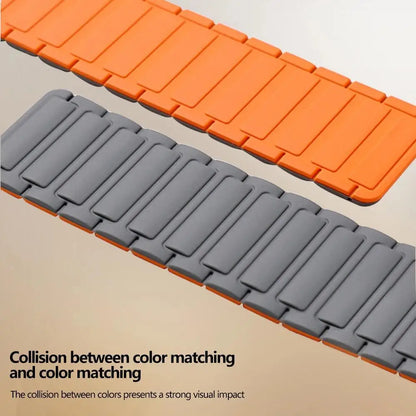 Silicone Magnetic Bracelet for Amazfit T-Rex 3 Pro, 48mm 44mm, for Huami Amazfit T Rex 3 2 1, Correa Strap