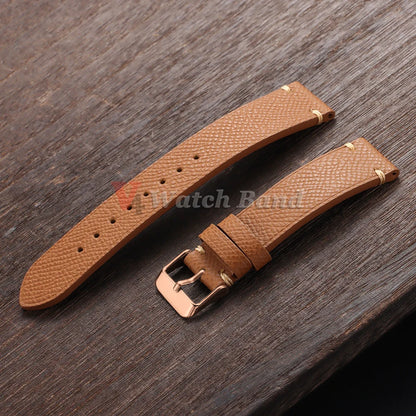 حزام ساعة من جلد "إبسوم" الطبيعي بالكامل للرجال طراز Armani AR11105 1979 2501، حزام عالمي بمقاسات 18 مم 19 مم 20 مم 22 مم، إكسسوارات معصم