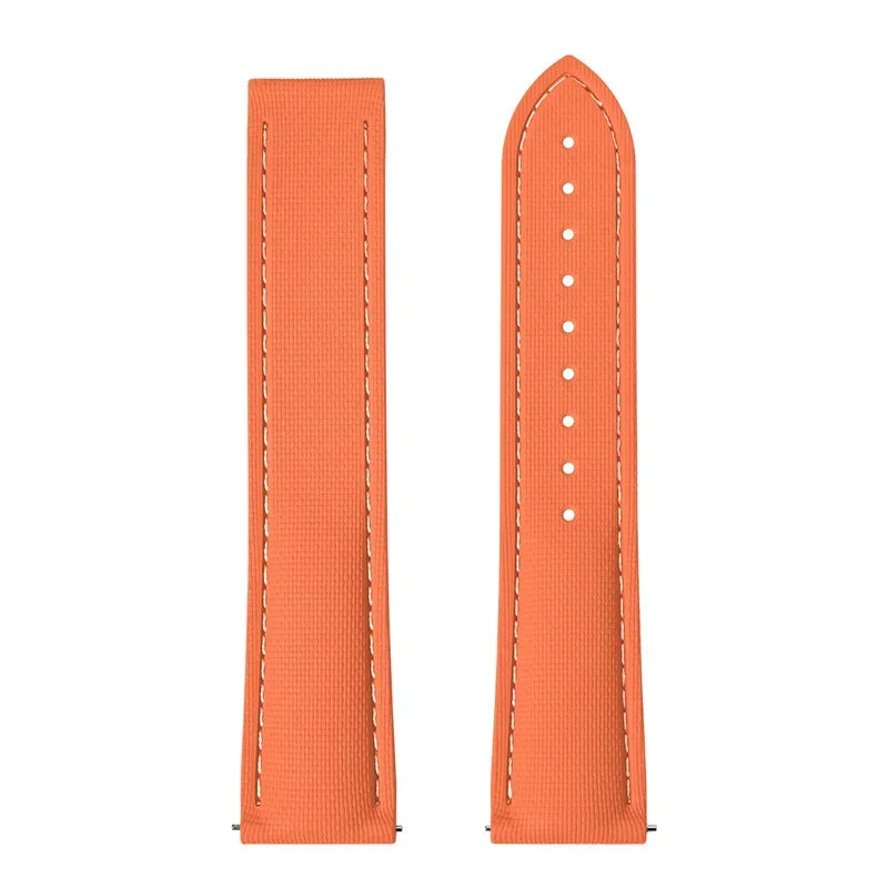 Cinturino in gomma fluorurata per Omega Seamaster 20mm 21mm 22mm FKM, cinturino universale a sgancio rapido, accessori per Rolex e Tudor