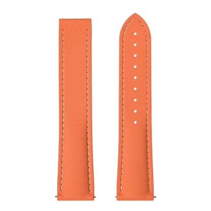 Bracelet montre en caoutchouc florocarbone - avec ou sans Surpiqures / Rapide / Déployante