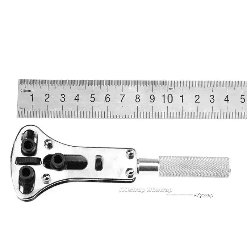Outils de réparation d'horloger réglables, clé de retrait arrière de vis, ouvre-boîtier arrière de montre, outil de couverture ouverte à trois mâchoires