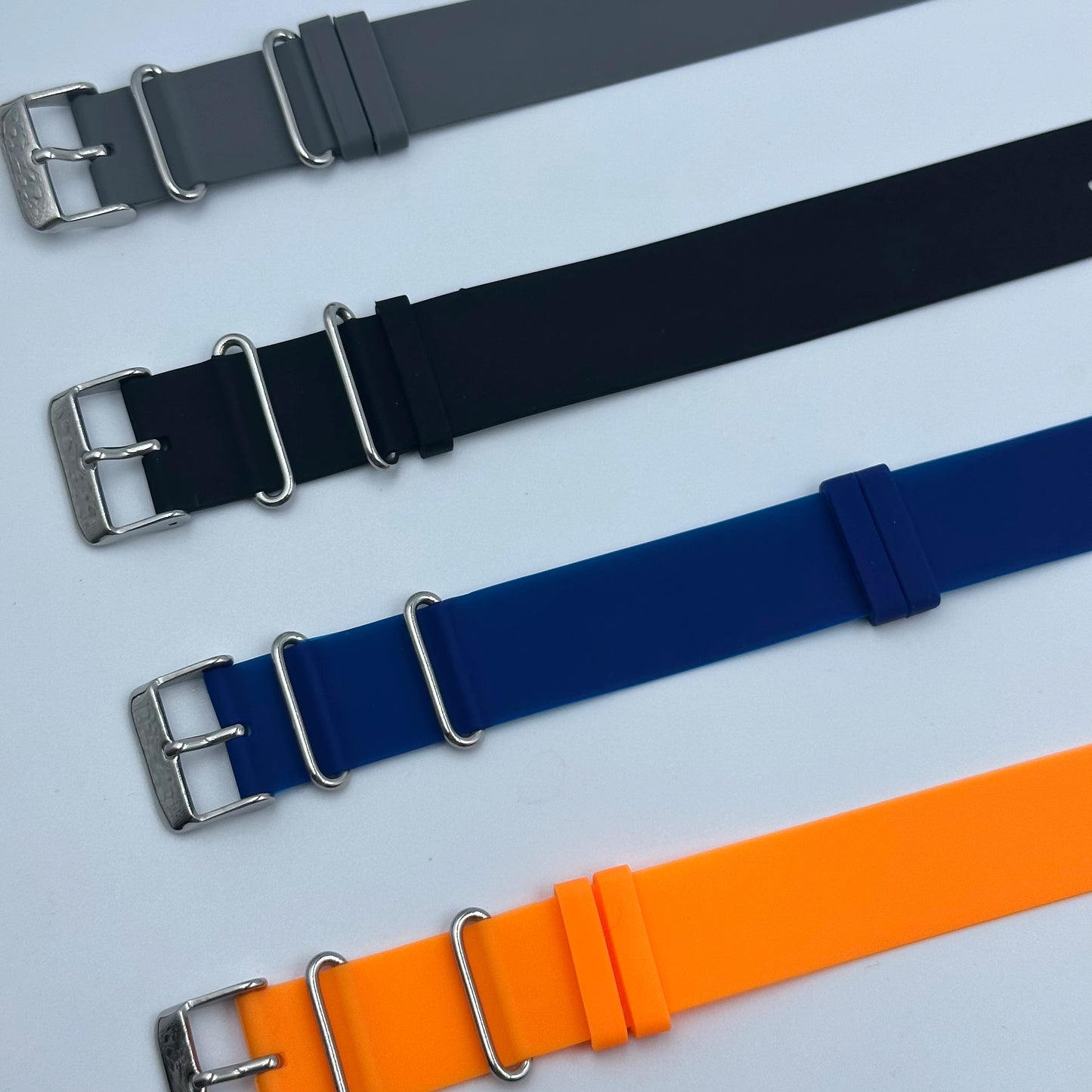 Bracelet de montre étanche super doux, bracelet de montre long, caoutchouc de silicone haute résistance, accessoires de remplacement, 20mm, 22mm