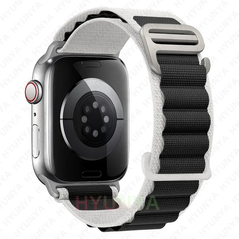 Cinturino per Apple Watch, bracciale alpino per cinturino Apple Watch Ultra 2 3, cinturino 45mm 49mm 42mm 46mm 44mm 41mm 40mm, cinturino Iwatch serie 11 9 8 7 SE 10