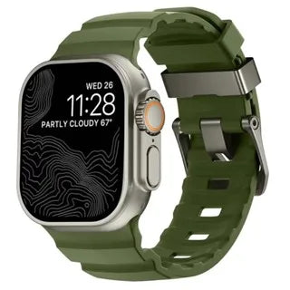 Cinturino in morbido silicone per Apple Watch Ultra 2 10 9 8 7 6 SE 5 4 per iWatch 38 40 41mm 42mm 44mm 45mm 46mm 49mm