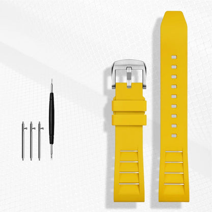 FKM bracelet de montre en caoutchouc fluoré 20mm 21mm 22mm 24mm pour breitling omega seiko casio mido bracelet de montre bracelet de montre de sport anti-poussière
