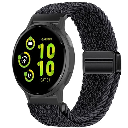 Bracelet magnétique en Nylon, 20mm 22mm, pour Garmin Forerunner 970 570 165 55 965 265/Venu 3, Bracelet de sport Garmin Active 6 5 Correa
