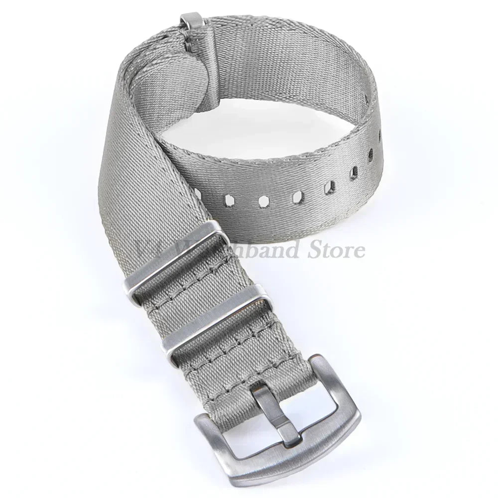 18mm 20mm 22mm Soft Nylon Strap Military Watchband for Samsung Galaxy Nylon Strap for Omega Seamaster 007