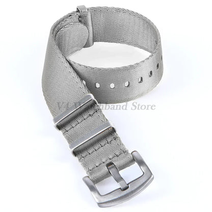 18mm 20mm 22mm Soft Nylon Strap Military Watchband for Samsung Galaxy Nylon Strap for Omega Seamaster 007