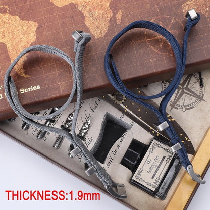 Cinturino per orologio in nylon intrecciato in tessuto resistente ad alta densità di alta qualità 20 mm 22 mm, cinturino per orologio sportivo in nylon morbido e spesso, accessori