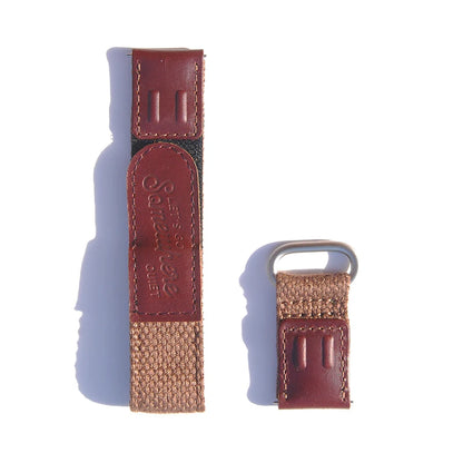 Men's Genuine Leather and Nylon Watch Strap, Quick Release, 20mm, 22mm