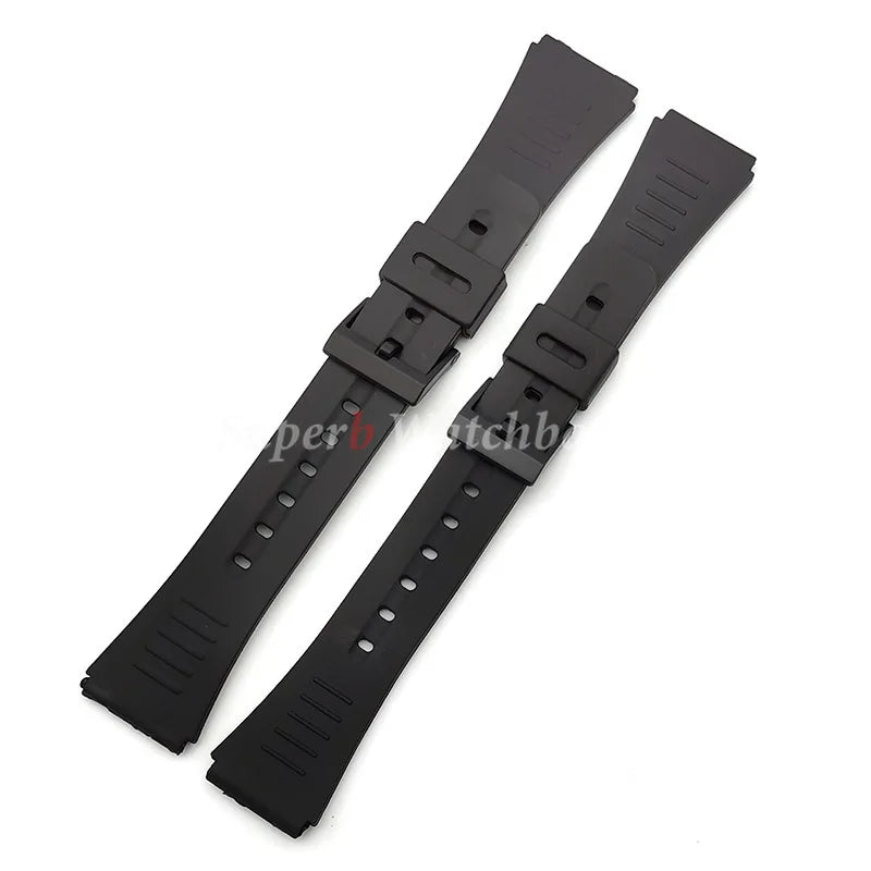 20mm 22mm Resin Watch Strap for Casio Watch Classic Style Universal Silicone Sport Watch Band for Men Women Watch Accessories