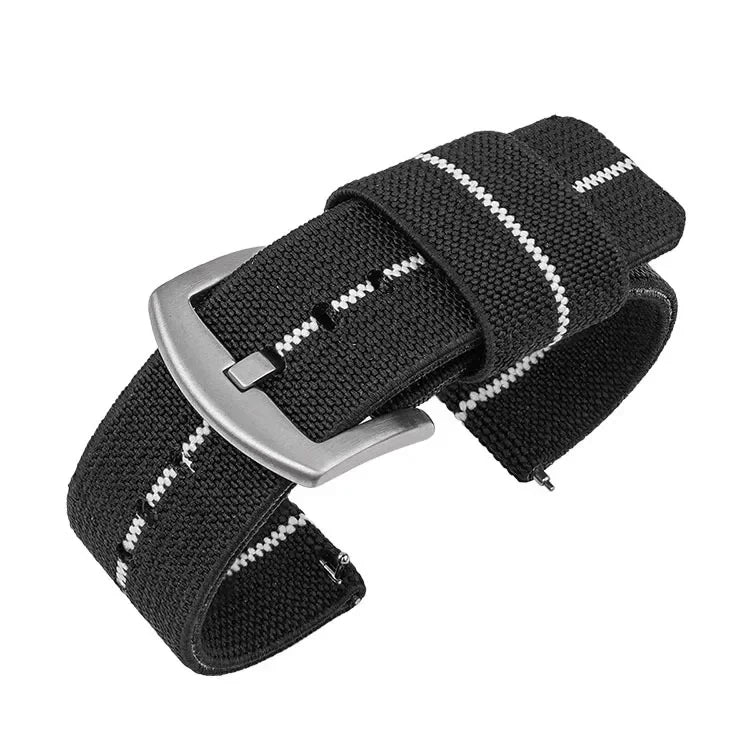 Bracelet de montre en Nylon 18mm 20mm 22mm 24mm bracelet élastique tissé armée pour Seiko bracelet à dégagement rapide bracelet de montre de Sport militaire pour hommes