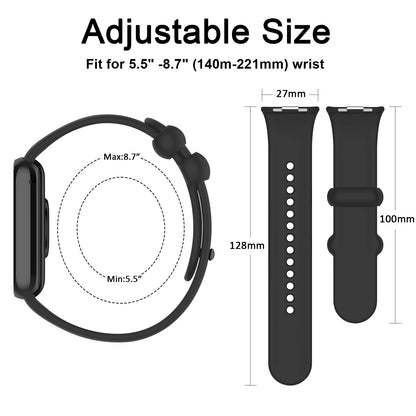 Bracelet en silicone souple pour Xiaomi Mi Band 8 Pro/9 Pro, bracelet de sport pour Xiaomi Redmi Watch 4 5 6, remplacement de bracelet