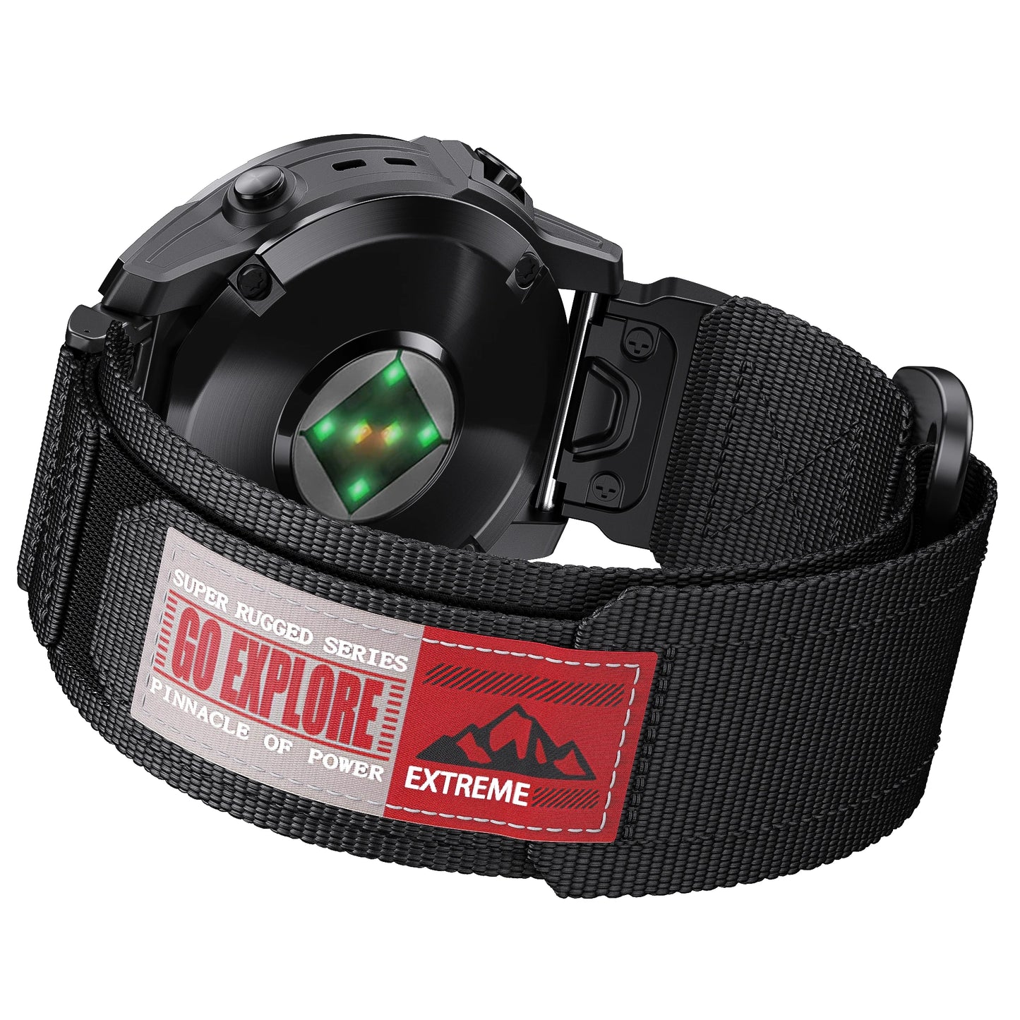 Cinturino per orologio in Velcro QuickFit da 22 mm 26 mm per Garmin Fenix E 8 7 7X 6 6X Pro 5 5X, Epix 2 Pro, Instinct 3 2, Forerunner 955 945