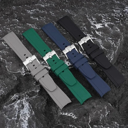 18 19 20 21mm 22mm cinturino in gomma per Rolex Submariner Sport Immersioni Braccialetto Orologio in Silicone per Citizen per Omega MoonSwatch per Seiko