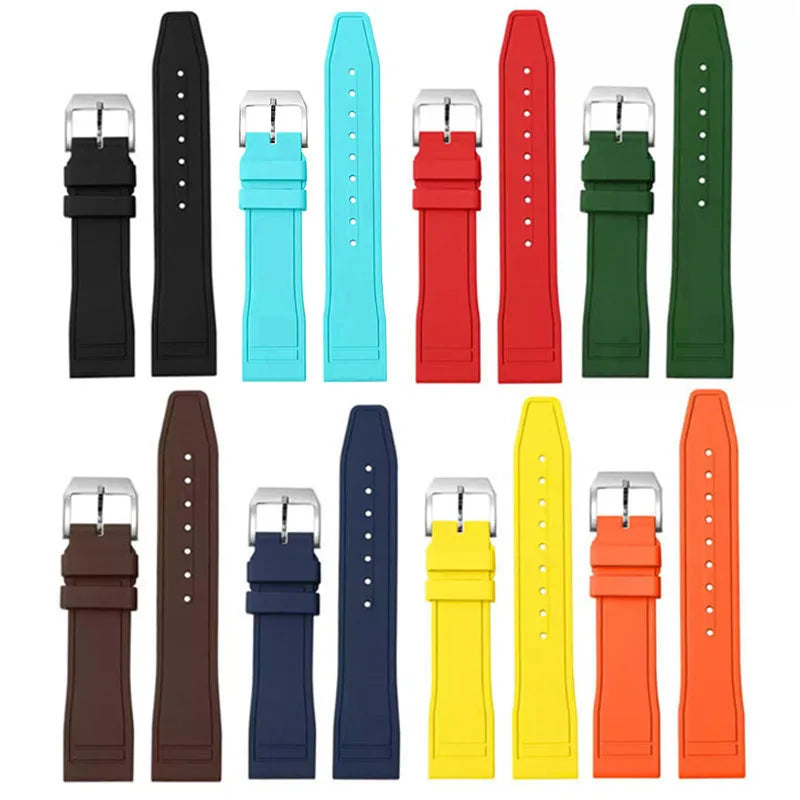 Bracelet de montre en caoutchouc pour IWC Pilot, petit Prince portugais, 20 21 22, accessoires de montre, bracelet à dégagement rapide pour hommes et femmes