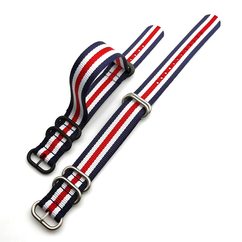 Thick NATO Nylon Watch Strap, 20mm 22mm, Canvas, Men's Watch Chain, Submariner Watch Strap Accessories
