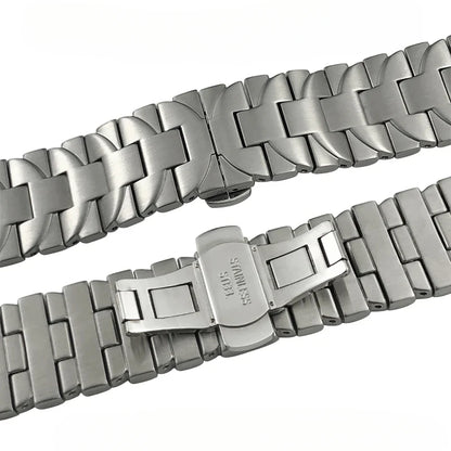 Bracelet de montre en acier inoxydable massif 316L, pour Panerai PAM441 111 382 PAM1314, Bracelet en acier pour hommes, boucle papillon, 24mm