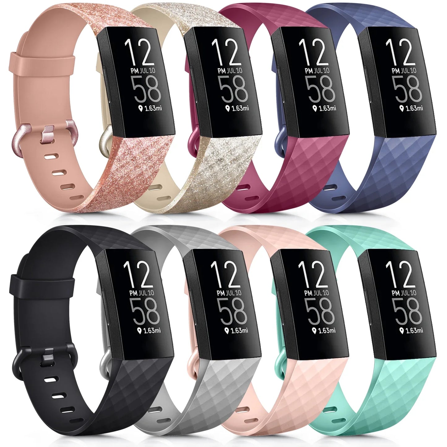 Cinturini in silicone per Fitbit Charge 4 Fitbit Charge 3 SE Bracciali di ricambio per Charge 4 Accessori Smartwatch