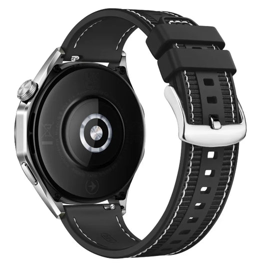 Offizielles 22-mm-Nylonarmband für HUAWEI Watch GT 6 5 4 46mm / Watch 4 5 6 Pro / GT 6 5 3 2 Pro, 46-mm-Verbundsilikonarmband