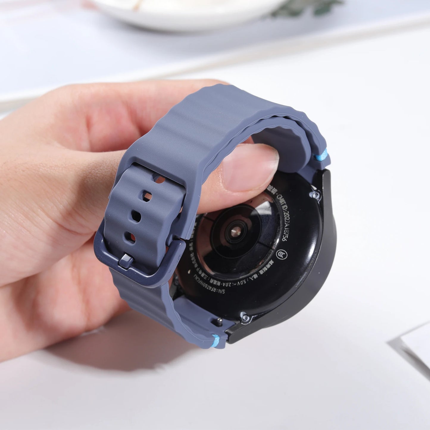 Bracelet de sport en silicone pour Samsung Galaxy Watch, Correa Watch6 Classic, Bracelet, 7, 6, 5, 4, FE, 44mm, 40mm, Pro 45mm, 43mm, 47mm, Original