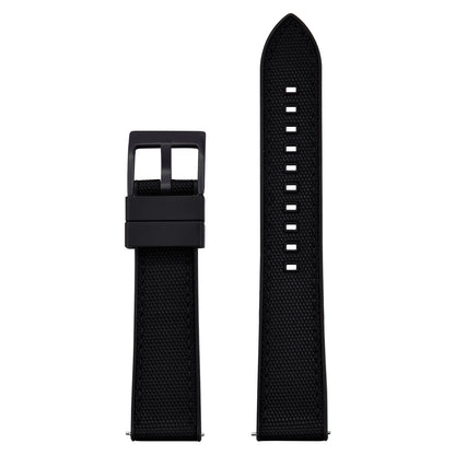 Bracelet de montre FKM en Nylon hybride de haute qualité 20mm 22mm bracelets de montre en caoutchouc fluoré en Nylon à dégagement rapide pour chaque marque montres de plongée