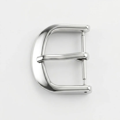 Boucle de montre en acier inoxydable massif, argent et or, 12 1618 20 22mm, bracelets de montre en cuir poli en métal, fermoir, accessoires de montres