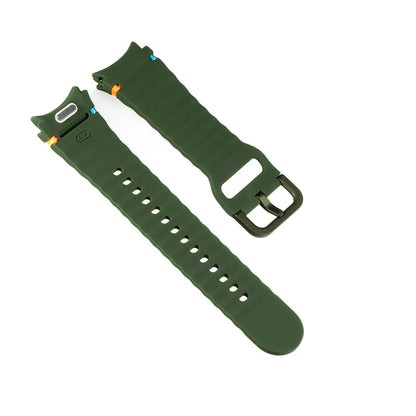 Cinturino originale in silicone senza spazi, regolazione rapida, per Samsung Galaxy Watch 7 6 5 4 40mm 44mm, 5Pro 45mm 6 Classic 43mm 47mm