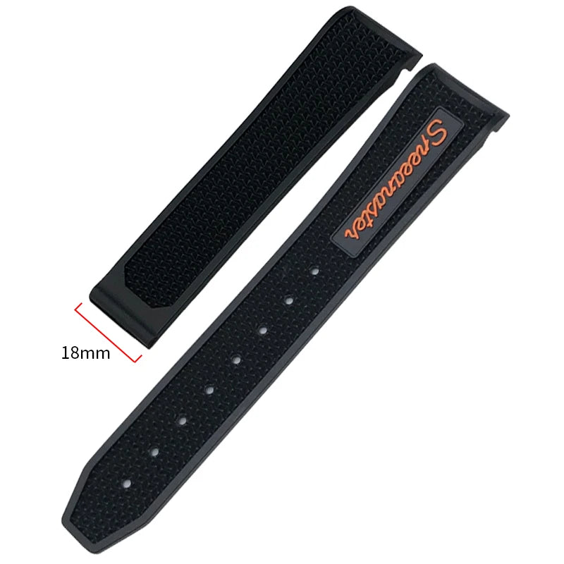 Uhrenarmband aus Naturkautschuk für Herren, Uhrenarmband für Omega Speedmaster Seam84300, weiches Silikon, Moonwatch S, 20 mm, 19 mm, 21 mm, 22 mm, 18 mm