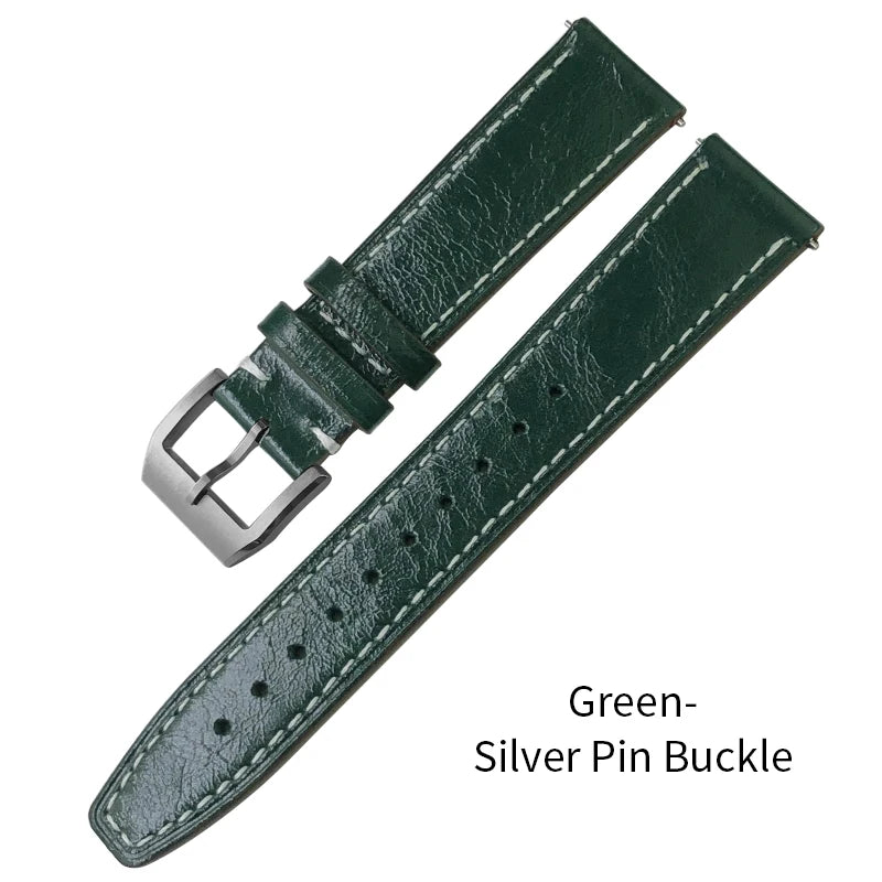 Bracelet de montre en cuir véritable pour hommes, à dégagement rapide, 19mm 20mm 21mm 22mm, pour IWC Portugieser Pilot montres Portofino, bracelet de montre en cuir de vache