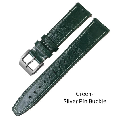Bracelet de montre en cuir véritable pour hommes, à dégagement rapide, 19mm 20mm 21mm 22mm, pour IWC Portugieser Pilot montres Portofino, bracelet de montre en cuir de vache