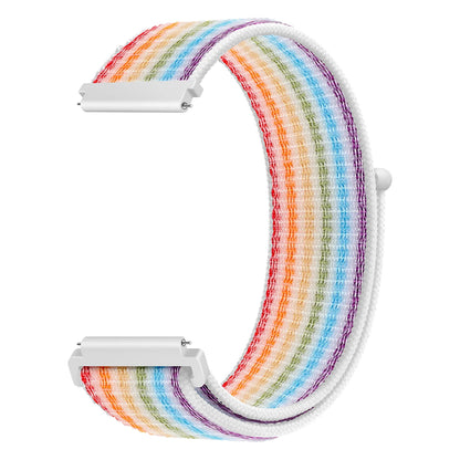 Bracelet à boucle en Nylon pour Amazfit Bip 6/5/GTS 4/3/2/2e/Mini/GTR 42mm/47mm/GTR 4/3 Pro Sport, 20mm/22mm, 2 bandes