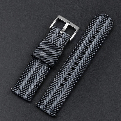 Bracelet de montre Nato 2 Pièces - Compatible connectée - Sangles en Nylon Tissé