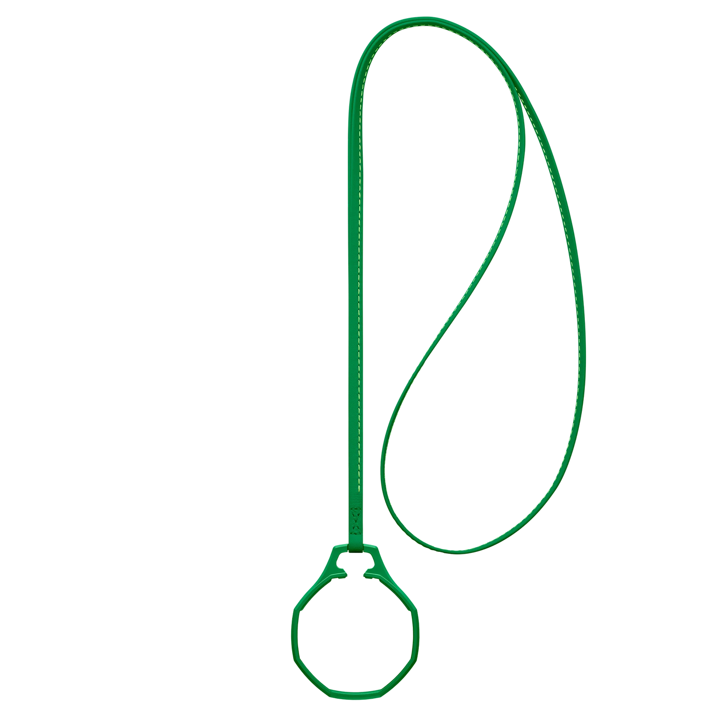 Cordon en cuir + anneau en biocéramique pour montre de poche Swatch Royal Pop, support de pendentif à accrocher au cou, cuir de veau de qualité supérieure avec surpiqûres