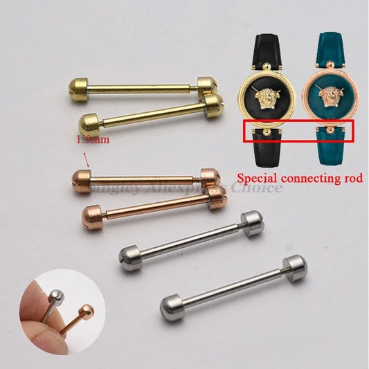 Kit de réparation de bracelet de montre en cuir, tube à vis, lien de tige LDPStem, 14mm, 16mm, 18mm, 20mm, 22mm, goupille de bracelet, 2 pièces, le plus récent