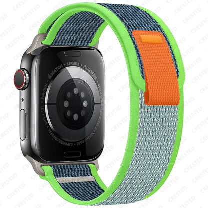 适用于 Apple Watch Ultra 3 2 的 Trail 回环式表带，49mm 46mm 44mm 45mm 40mm 41mm 42mm，兼容 iWatch 系列 11 10 SE 9 8 7 的表带 Correa