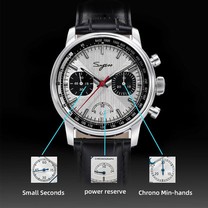 Reloj de carreras Sugess para hombre ST1906 – Cronógrafo automático