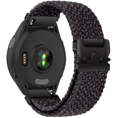 Bracelet à boucle tressée pour Garmin Forerunner 965 970 265 165 570, boucle de Parachute, bracelet de montre en Nylon Garmin Venu 4/3/2 Active 6-5