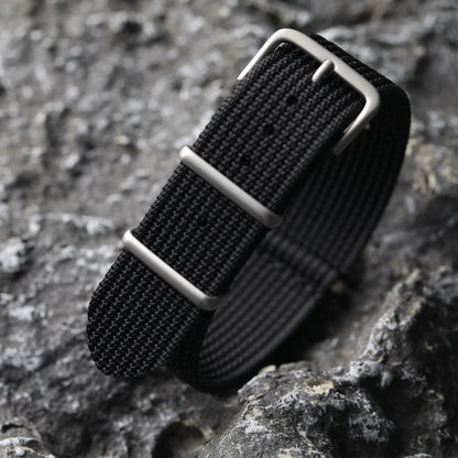 20 22MM Braided Nylon Strap, Green, Gray, Blue, Soft Breathable Watchband for Men, High Density Bracelet