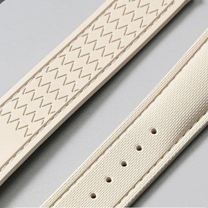 Cinturino in gomma fluorurata per Omega Seamaster 20mm 21mm 22mm FKM, cinturino universale a sgancio rapido, accessori per Rolex e Tudor